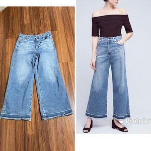AG HIGH RISE 19 YEARS ILLUMINATE WIDE LEG ankle JEANS 31